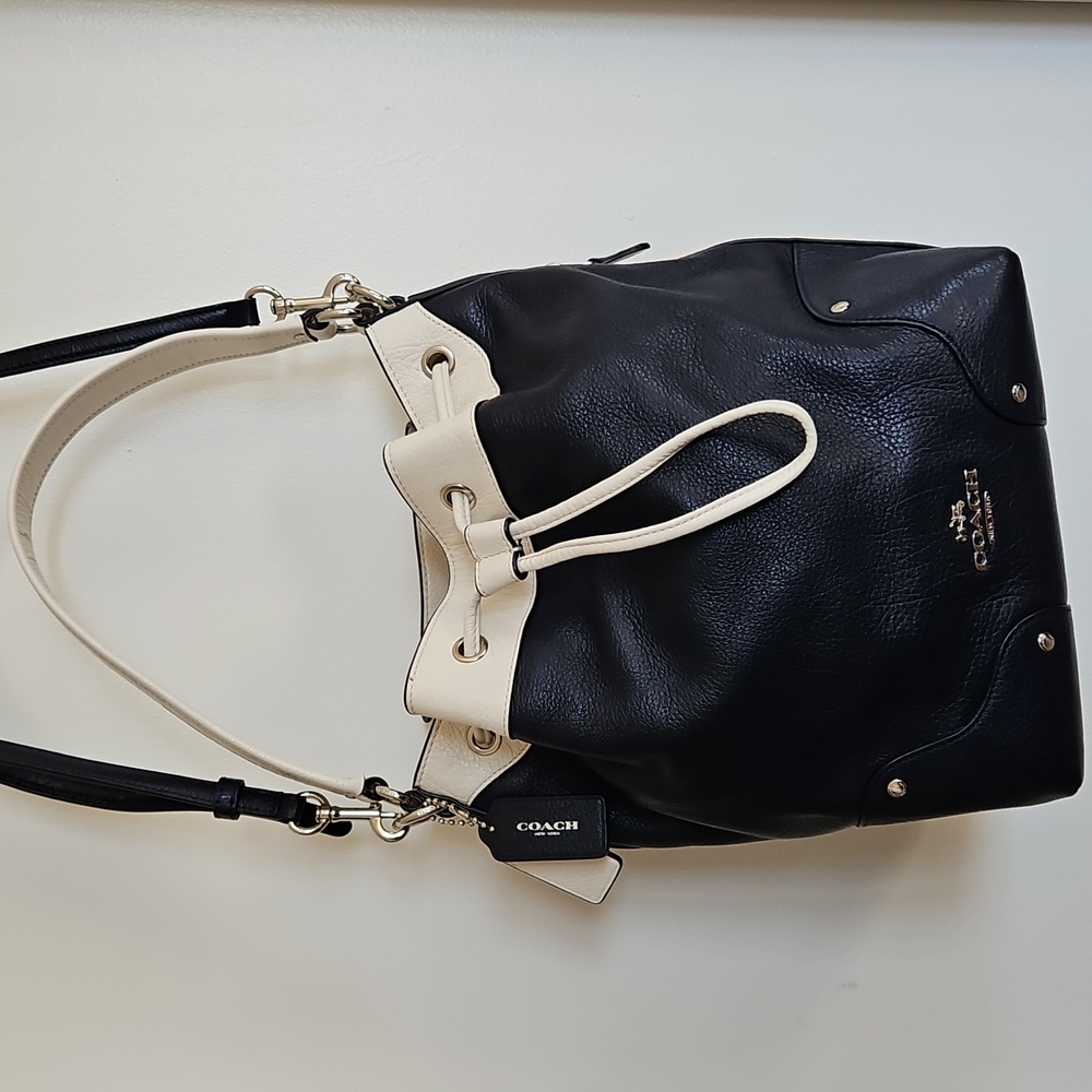 Coach Mickie Spectator Drawstring Bucket Bag